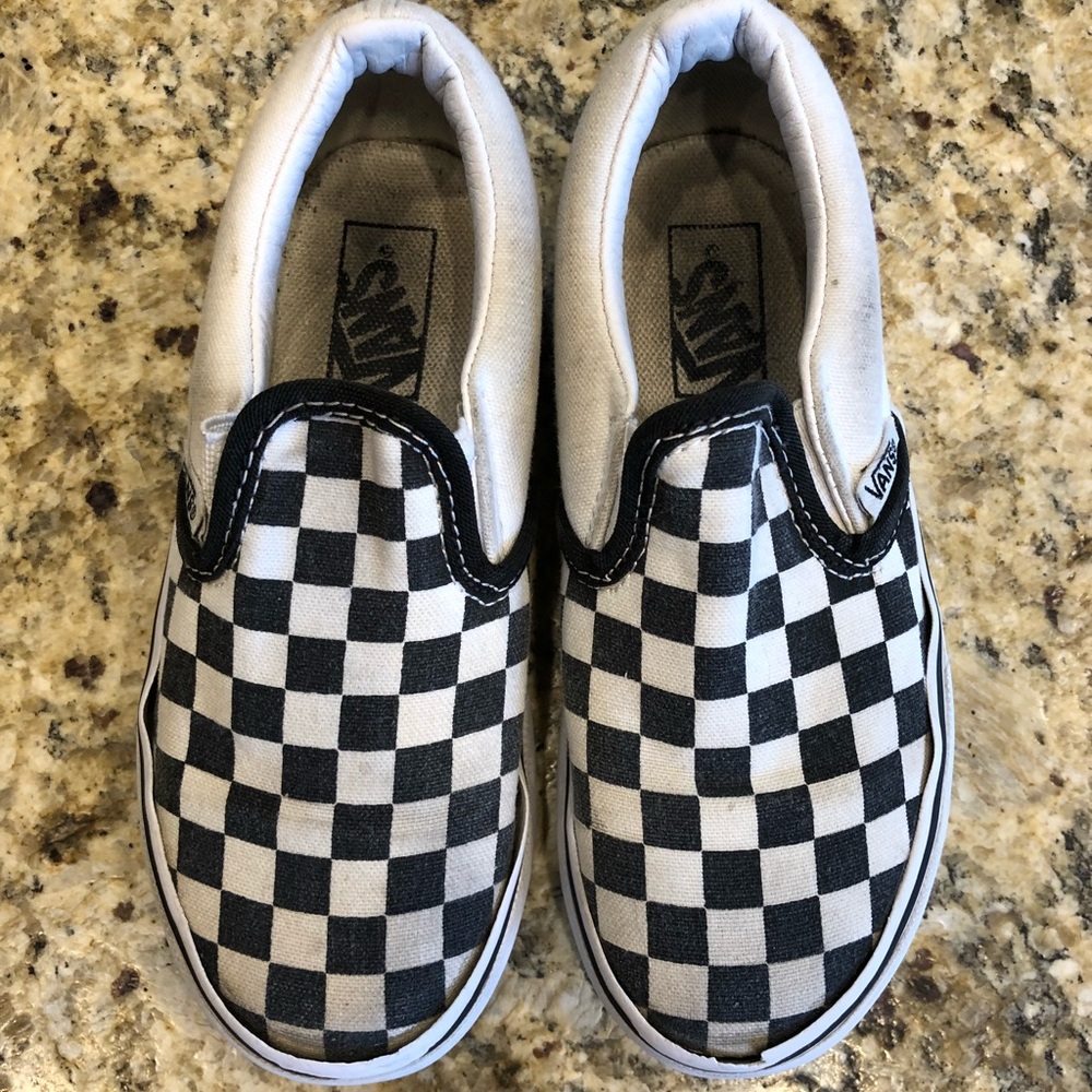 Kids checkered vans